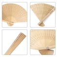 thumbnail image 5 of Abanico de Mano de Madera Abanico Plegable de Mano con Bolsas de Regalo Recuerdos de Boda (Paquete de 24), 5 of 5