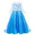 thumbnail image 1 of Precioso Vestido De Princesa Con Cordones Para Niñas. - ¡Vístete De Halloween! Perfecto Para Disfraces De Cumpleaños De Fiesta De Rendimiento De Escenario., 1 of 4