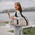 thumbnail image 6 of Kdxio Christmas Santa Claus Travel Duffel Bag Gym Bag Weekender Travel Bag Gym Bag for Women &Men Airplane Travel Essentials for Flying, 6 of 7