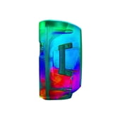 Open Box QFX 8 Translucent Portable Party Speaker With Rechargeable Battery TMS-802 Black