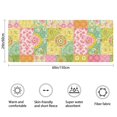 thumbnail image 3 of Pioneer Flower Floral Print Pattern Bathroom Rugs Mat, Non Slip Microfiber Bathroom Rug with Rubber Backing, Soft Mats for Bathroom Floor Tub Shower, 24"x60", 3 of 5