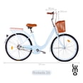 thumbnail image 2 of Bicicleta Urbana De Paseo R26 Doble Freno Vintage Canastilla, 2 of 9