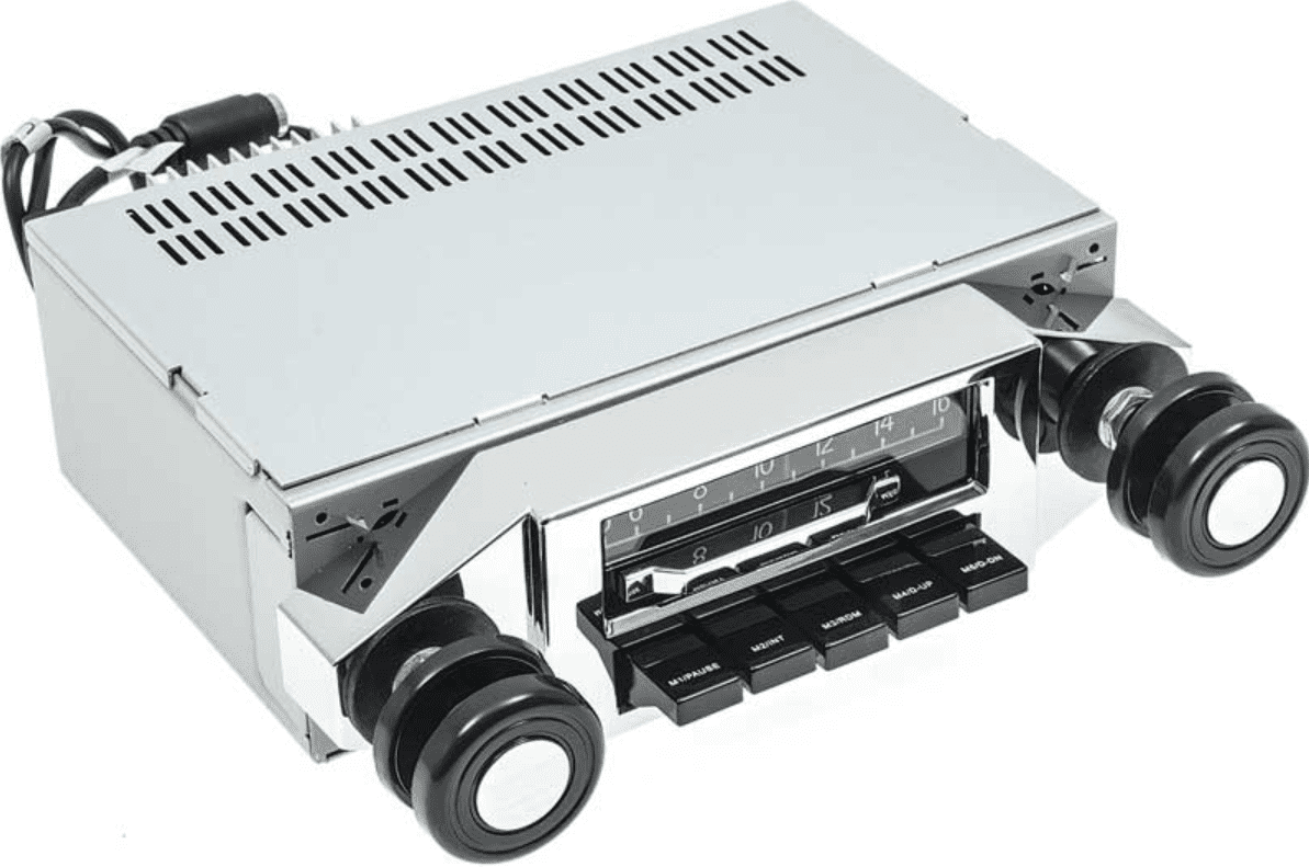 300W AM/FM Slidebar Radio with USB Input 19671972 Chevy and GMC Pickup