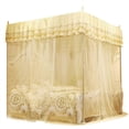 thumbnail image 1 of Luxury Princess Three Side Opening Bed Curtain Mosquito Net Bedding (L), 1 of 1