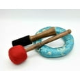 thumbnail image 4 of 12” Handmade Singing Bowl Yoga Master Healing Grade Sound Bath Therapy Kit, 4 of 4
