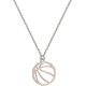 thumbnail image 1 of Collar con colgante de baloncesto hueco minimalista de Htooo para adolescentes, regalo de amistad para amantes de los deportes. Código de modelo 1175, 1 of 3
