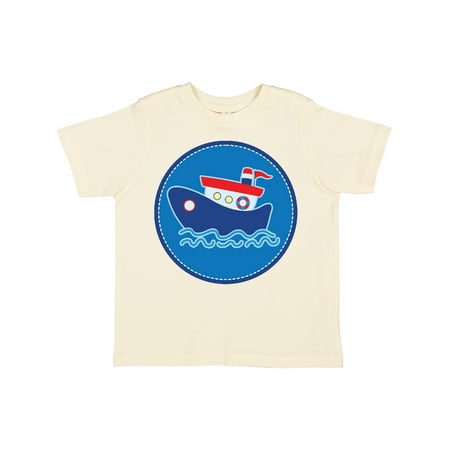 

Inktastic Tug Boat Nautical Sea Gift Toddler Boy or Toddler Girl T-Shirt