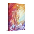 thumbnail image 1 of Startonight Canvas Wall Art Romantic Women In Love Painting, Framed 32" x 48", 1 of 6