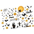 thumbnail image 3 of 6pcs Halloween Themed Wall Sticker Pumpkin Decoration Wall Decals Home Office Haunted House Decor, 3 of 10