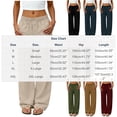 thumbnail image 3 of Miluxas Women's Solid Work Dress Pants Wide Leg High Elastic Waisted formal Business Trousers Long Straight Suit Pants with Pockets Wine, 3 of 8