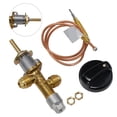thumbnail image 2 of Valve de Contrôle de Sécurité au Gaz Propane LPG Régulateur de Flamme de Feu avec Thermocouple, 2 of 8