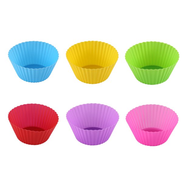 Moldes de silicona para cupcakes, reutilizables, para hornear magdalenas y muffins, resistentes a altas temperaturas, de grado alimenticio, regalo para entusiastas de la repostería.