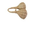 thumbnail image 2 of Woven Double Jingle Caxixi Shaker - African Bottle Cap Rattle, 2 of 3