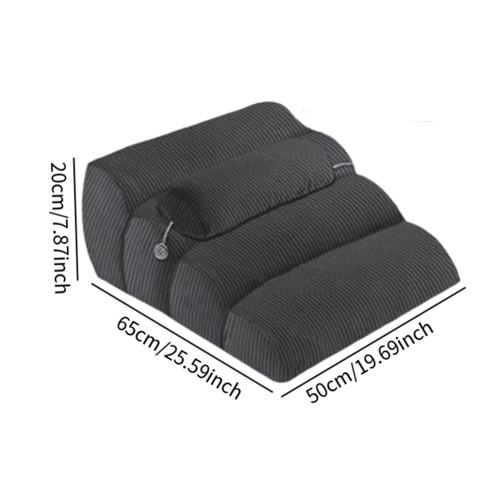 Esquirla Face Down Pillow, Sleeping Pillow, Soft Leg Support Bed Wedge Prone Pillow, Wedge Pillow for Watching Movies Relaxing Reading Gray
