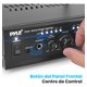 thumbnail image 4 of Amplificador de Potencia Mini 2 Canales Pyle, 2x120W para Audio en Casa, Bluetooth 5.1, Receptor Estéreo con Entrada RCA/AUX/Mic, Entrada para Auriculares, Modos de Mezcla/Pager, EQ de Graves/Agudos, 4 of 7