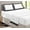 Dark Grey & White Solid, variant on Dual Tone Sheet Set 4 Piece - 400 Thread Count - 15" Deep Pocket - 100% Egyptian Cotton - Cool and Breathable - Dual Color Sheet Set - Light Grey & White Solid, King Size.