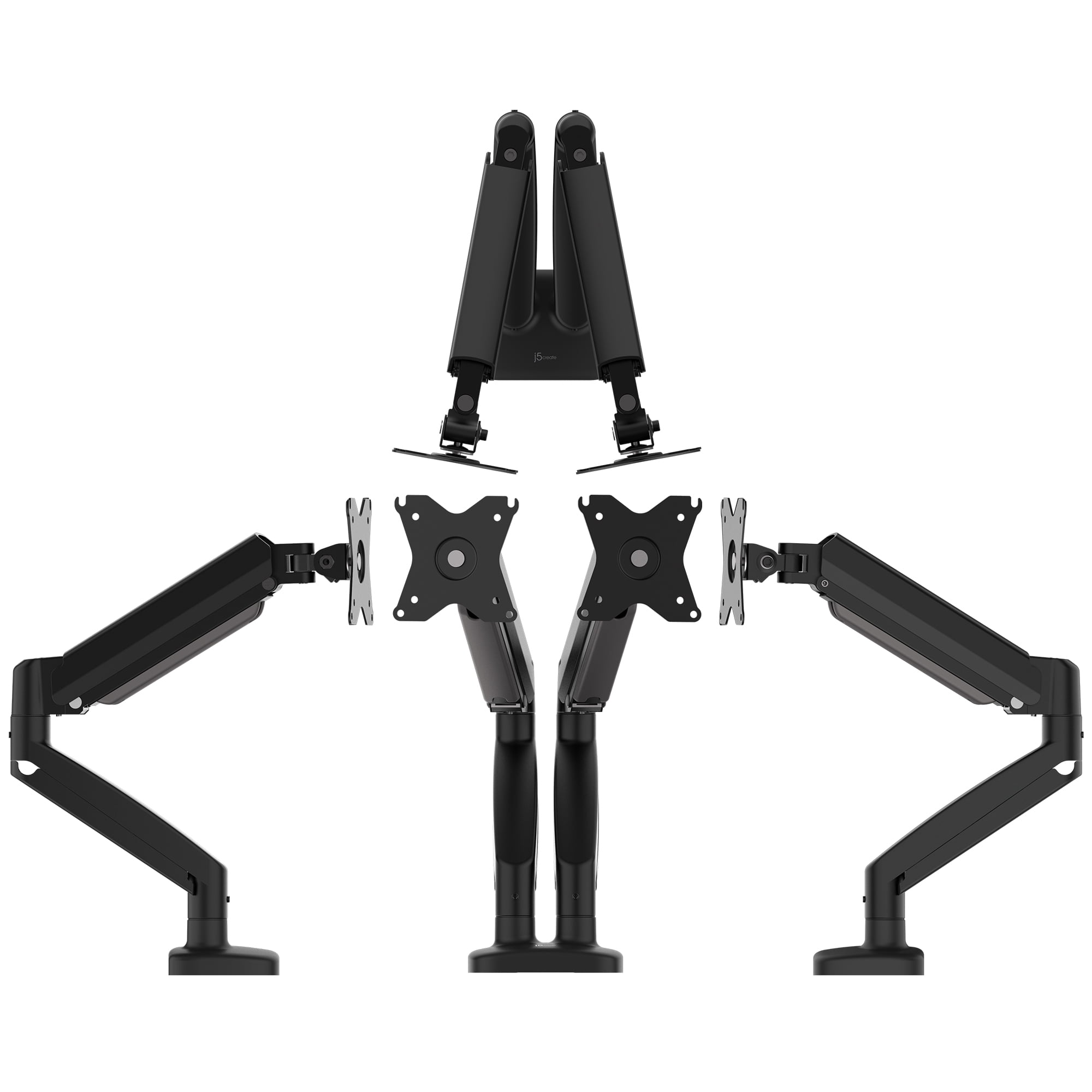 j5create, Ergonomic Dual Monitor Mount for Maximum 32" Screen, JTSA102