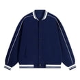 thumbnail image 2 of WIZUTIZ Women's Casual Fashion Baseball Jacket Pocket Long Sleeve Cotton Blend Fall Casual, 2 of 4