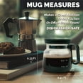 thumbnail image 6 of Ideas In Life Coffee Pot Shaped Mug – 16 Oz Durable Ceramic Novelty Gift for Home, Office, Friends, Colleagues, and Birthdays, 6 of 6