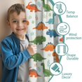 thumbnail image 3 of Blackout Kids Curtains,White Cartoon Cute Dinosaurs Pattern Childrens Insulated Curtains Set Of 2,Bedroom Essentials,Toddler Room Decor 42"x54", 3 of 5