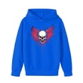 thumbnail image 4 of YUNAFFT Boys & Girls Hooded Sweatshirt Halloween Pullover 4-14Y | 8 Colors | Japanese Polyester | Loose Fit Casual Y2K Style, 4 of 9