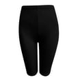 thumbnail image 2 of Pxiakgy Biker Shorts Women Tummy Control Women's Workout High Waist Comfy Elastic Solid Active Yoga Shorts Pants Solid Color Yoga Pants for Women Workout Yoga Running Gym Tennis Shorts Black S, 2 of 3