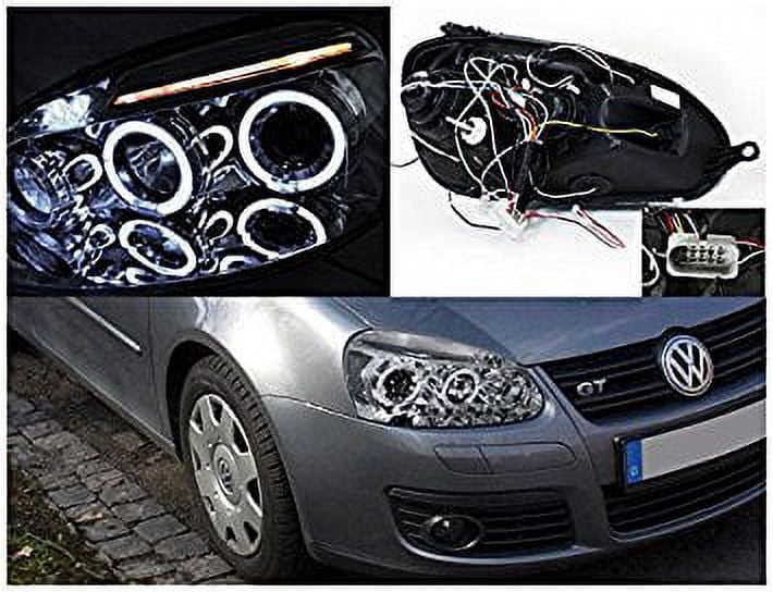 CrazyTheGod G8 Projector Headlight LED DRL R8Look BLACK V2 for PONTIAC