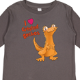 thumbnail image 4 of Inktastic I Love Crested Geckos Boys or Girls Long Sleeve Toddler T-Shirt, 4 of 5