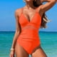 thumbnail image 3 of WILLBEST Traje de Baño Mujer Dos Piezas 2025, Traje de Baño de Color Liso para Mujer, Traje de Baño Integrado con Tirantes Huecos, 3 of 6