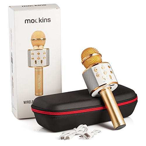 mockins Wireless Bluetooth Karaoke Microphone with Built in Bluetooth