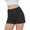 Black, variant on Women Denim Shorts High Rise Trendy Stretch Frayed Summer Casual A Line Jean Shorts White, Size 6