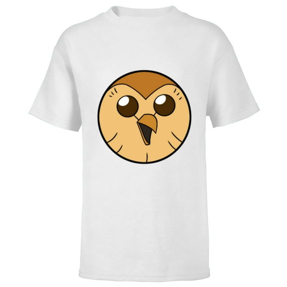 Disney Channel The Owl House Hooty - Short Sleeve T-Shirt for Kids - Customized-White