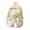 Yellow pink, variant on Youthful Bear Decorated School Backpack Practical Nylon For Students Spacious Compartments Book Bag