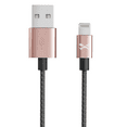 thumbnail image 2 of Ghostek NRGline 10FT Lightning Cable MFI Certified Charger Durable Nylon Braided – Pink, 2 of 5