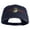 Navy, variant on Devil Dog Embroidered Solid Cotton Twill Pro Style Cap - Black OSFM