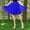 Blue, variant on TAIAOJING Women's Tutu Skirts High Knee Quality Pleated Length Dancing Adult Carnival Petticoat Skirt