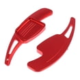thumbnail image 3 of Pair Red Steering Wheel Shift Paddle Shifter for Audi  Aluminum Alloy, 3 of 6
