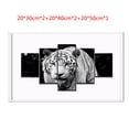 thumbnail image 2 of Decoración de pared de pinturas al óleo de tigre animal moderno para sala de estar 5 paneles Vogacara JJ8251-00, 2 of 6