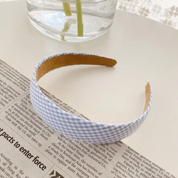 Diademas para mujer, diadema cuadrada, banda para el cabello estampada a la moda para mujer, banda para el cabello con estampado floral, banda ancha para el cabello con tarjeta de lavado facial, aro p
