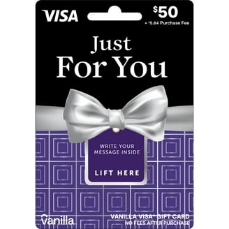 $50 Vanilla Visa With Love Gift Card (plus $3.94 Purchase Fee) -  Walmart.com