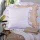 thumbnail image 5 of 2 paquetes de funda de almohada de color sólido para sofá de dormitorio, funda de almohada versátil de encaje plisado, 5 of 5