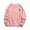 Pink, variant on Crewneck Sweatshirt Qiggri Men's Casual Top Round Neck Fake Two-Piece Sports Top Long Sleeved Top