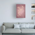 thumbnail image 4 of Trademark Fine Art Aureous Pink Flying Cranes Canvas Wall Art, 4 of 4