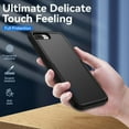 thumbnail image 6 of Heavy Duty Phone Case Designed for Apple iPhone 8 Plus,7 Plus Case with 1Pc Tempered Glass Screen Protector, Shockproof Dropproof Anti-Scratch Phone Case Cover for Apple iPhone 8 Plus,7 Plus,Black, 6 of 6