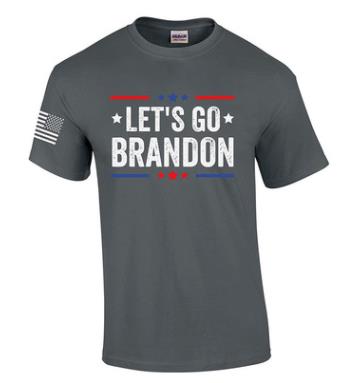 Let S Go Brandon Shirts Fjb T Shirts Fjb Funny Political Men S Short Sleeve T Shirt Novelty Sarcastic Tee For Men Walmart Com