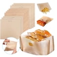 thumbnail image 1 of Bolsa para microondas de 16 x 16,5 cm, bolsa para tostadas de color beige, bolsa para tostadas de teflón, bolsa para tostadas de color beige, 1 of 2