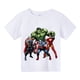 thumbnail image 3 of Camiseta deportiva de algodón de manga corta para niños y niñas de Hulk, camiseta deportiva de verano de manga corta de Marvel, camiseta de superhéroe para niños, 3 of 5