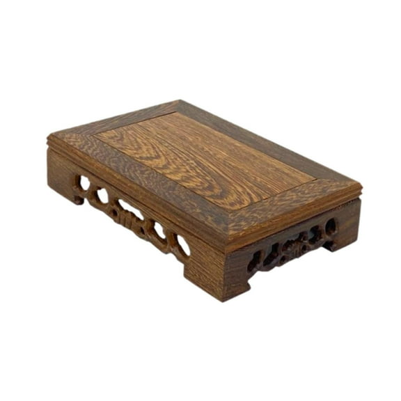 Kuntesetty Ornament Display Stand Figurine Sculpture Display bowl Pedestal for Corridor 17cmx11cmx3.8cm