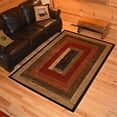 thumbnail image 1 of Lodge Rustique, Tapis de Zone à Panneaux, 26 Pouces L x 39 Pouces H, Multi 3783, 1 of 2