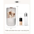 thumbnail image 4 of Soporte para brochas de maquillaje EACHY, giratorio 360° con tapa impermeable, 4 of 9